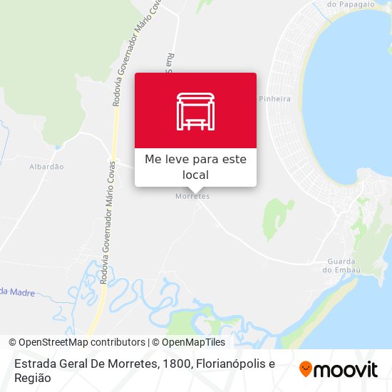 Estrada Geral De Morretes, 1800 mapa