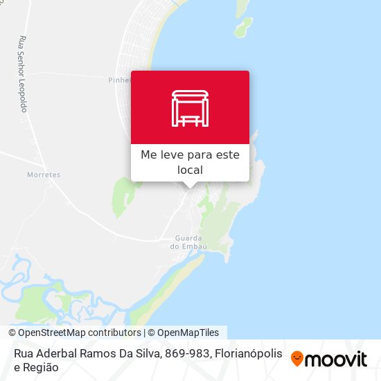 Rua Aderbal Ramos Da Silva, 869-983 mapa