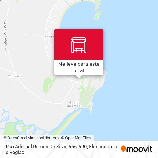 Rua Aderbal Ramos Da Silva, 556-590 mapa