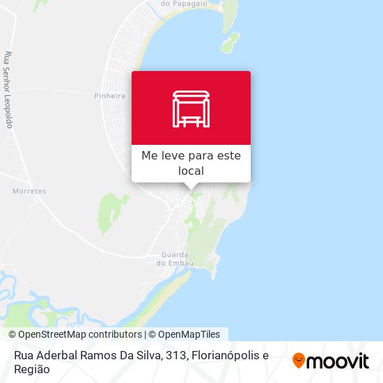 Rua Aderbal Ramos Da Silva, 313 mapa