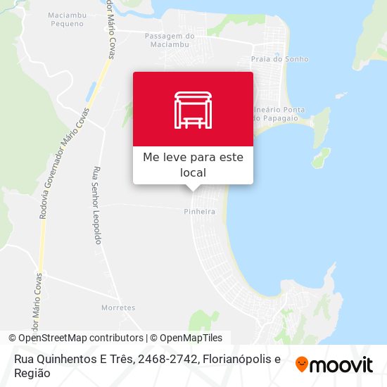Rua Quinhentos E Três, 2468-2742 mapa