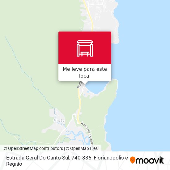 Estrada Geral Do Canto Sul, 740-836 mapa