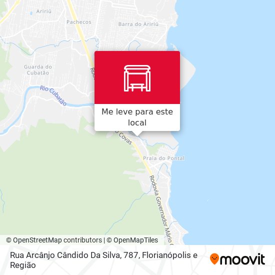 Rua Arcânjo Cândido Da Silva, 787 mapa