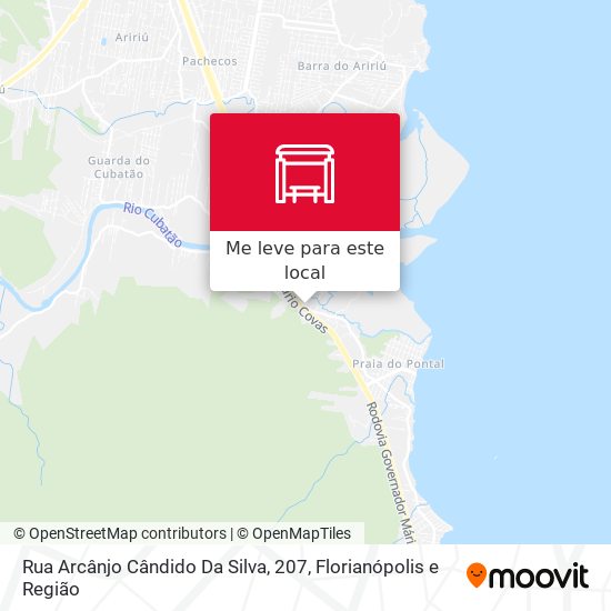 Rua Arcânjo Cândido Da Silva, 207 mapa
