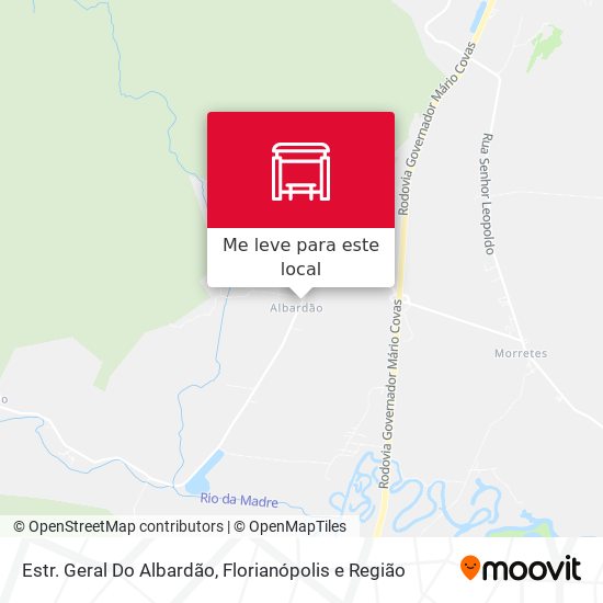 Estr. Geral Do Albardão mapa