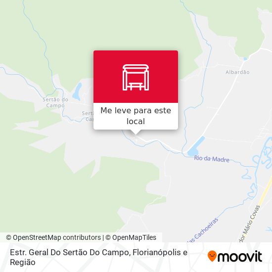 Estr. Geral Do Sertão Do Campo mapa