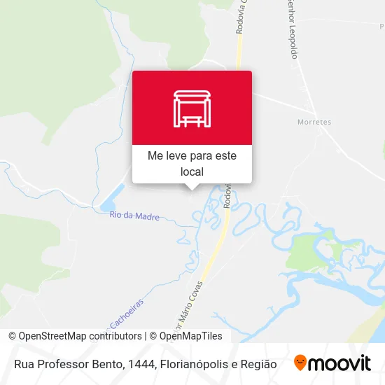 Rua Professor Bento, 1444 mapa