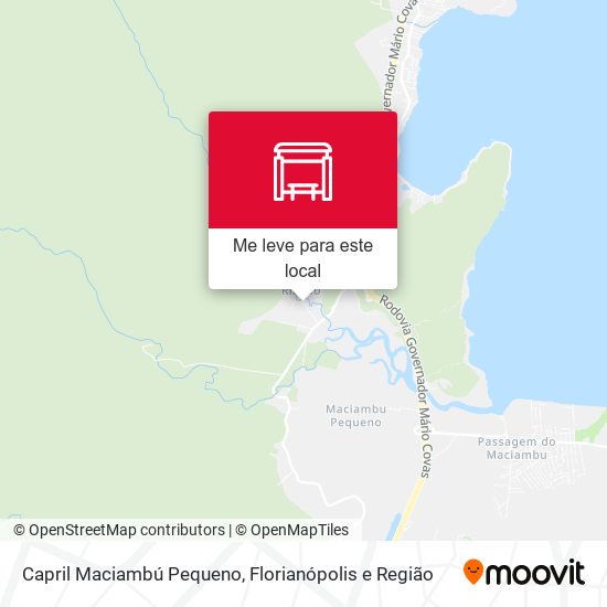 Capril Maciambú Pequeno mapa