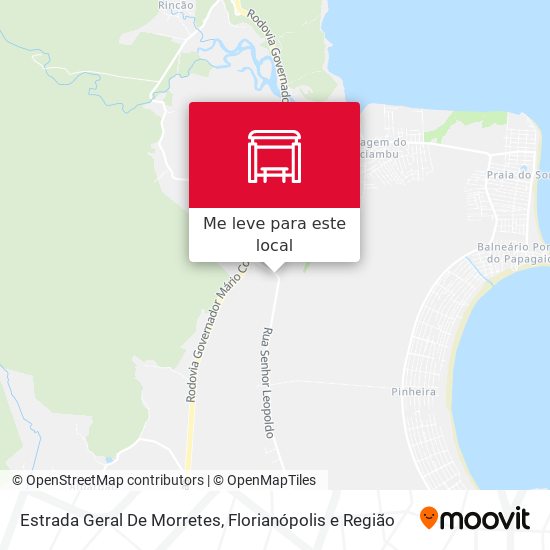Estrada Geral De Morretes mapa