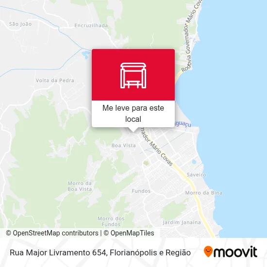 Rua Major Livramento 654 mapa