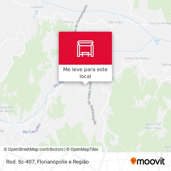 Rod. Sc-407 mapa