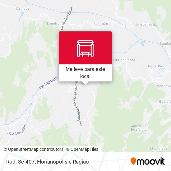 Rod. Sc-407 mapa