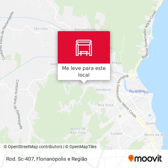 Rod. Sc-407 mapa