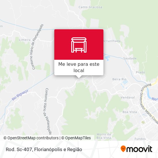 Rod. Sc-407 mapa