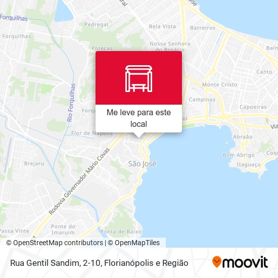 Rua Gentil Sandim, 2-10 mapa