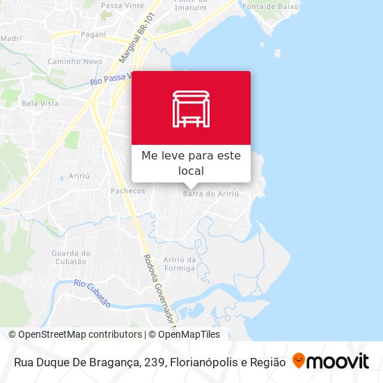 Rua Duque De Bragança, 239 mapa