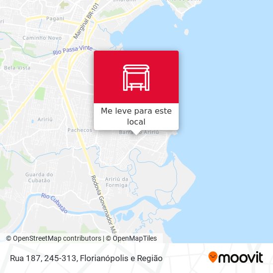 Rua 187, 245-313 mapa