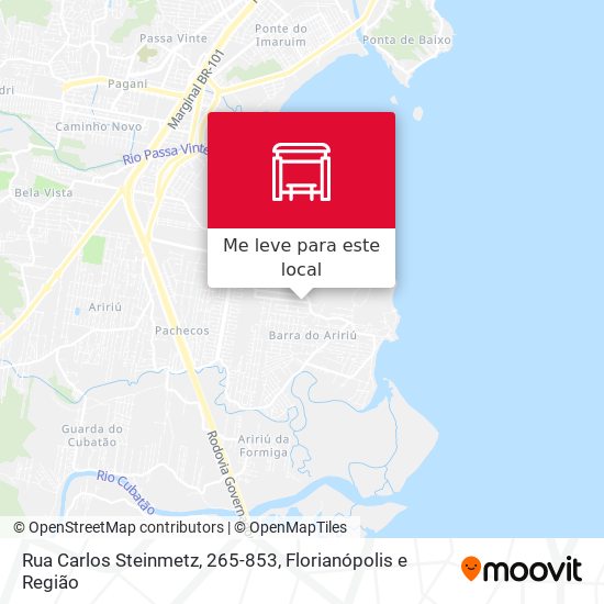 Rua Carlos Steinmetz, 265-853 mapa