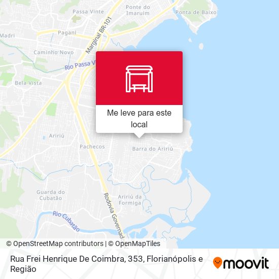 Rua Frei Henrique De Coimbra, 353 mapa