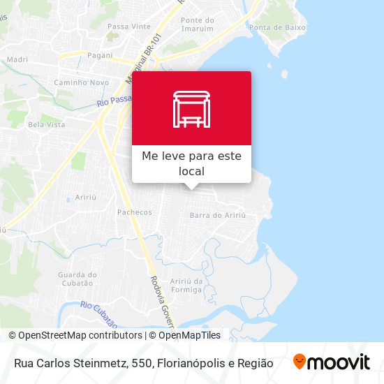 Rua Carlos Steinmetz, 550 mapa