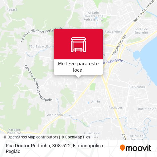 Rua Doutor Pedrinho, 308-522 mapa