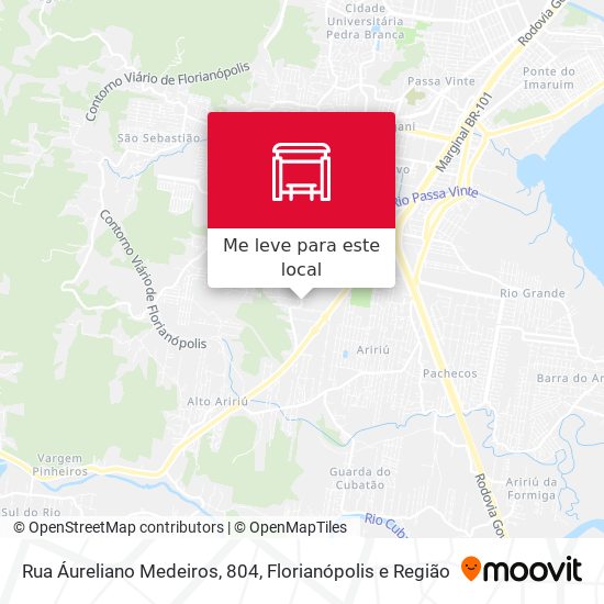 Rua Áureliano Medeiros, 804 mapa