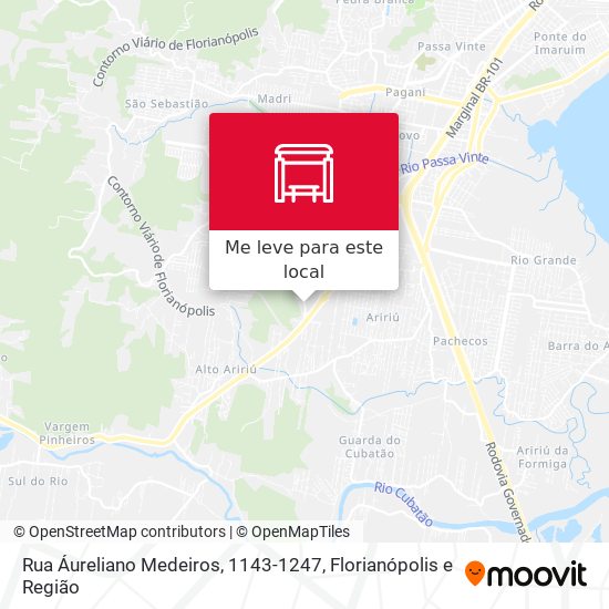 Rua Áureliano Medeiros, 1143-1247 mapa