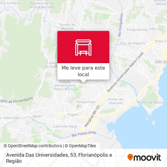 Avenida Das Universidades, 53 mapa