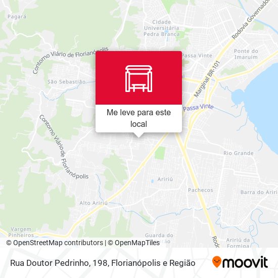 Rua Doutor Pedrinho, 198 mapa