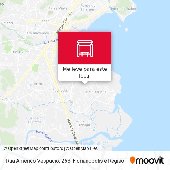 Rua Américo Vespúcio, 263 mapa