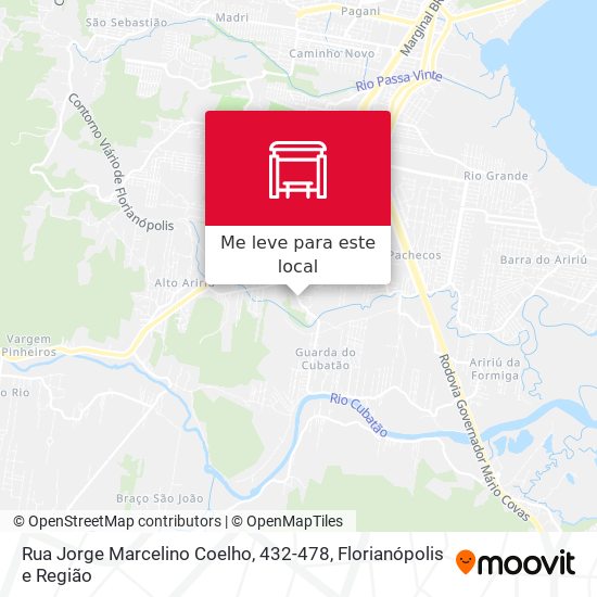 Rua Jorge Marcelino Coelho, 432-478 mapa