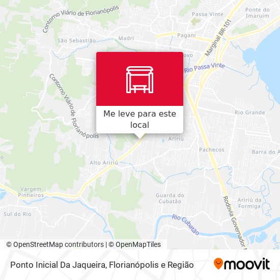 Ponto Inicial Da Jaqueira mapa