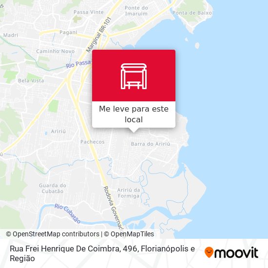 Rua Frei Henrique De Coimbra, 496 mapa