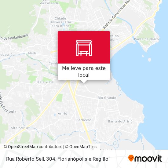 Rua Roberto Sell, 304 mapa