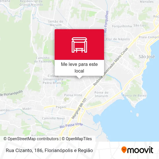 Rua Cizanto, 186 mapa