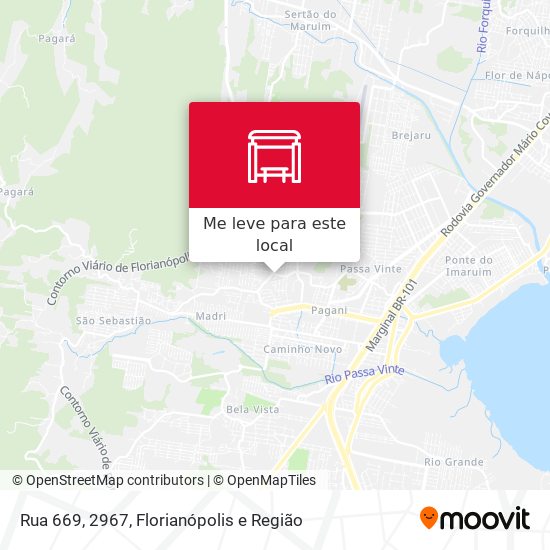 Rua 669, 2967 mapa