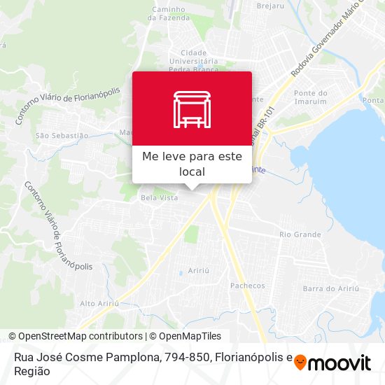 Rua José Cosme Pamplona, 794-850 mapa