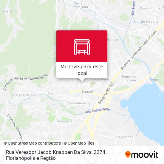 Rua Vereador Jacob Knabben Da Silva, 2274 mapa