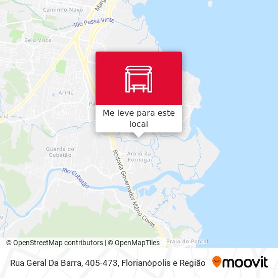 Rua Geral Da Barra, 405-473 mapa