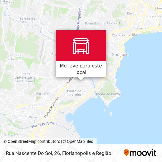 Rua Nascente Do Sol, 26 mapa