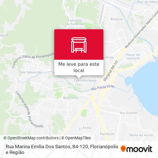 Rua Marina Emília Dos Santos, 84-120 mapa