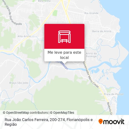 Rua João Carlos Ferreira, 200-274 mapa