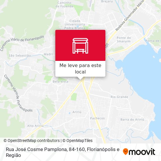 Rua José Cosme Pamplona, 84-160 mapa