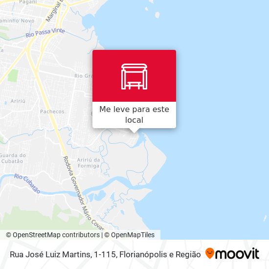 Rua José Luiz Martins, 1-115 mapa
