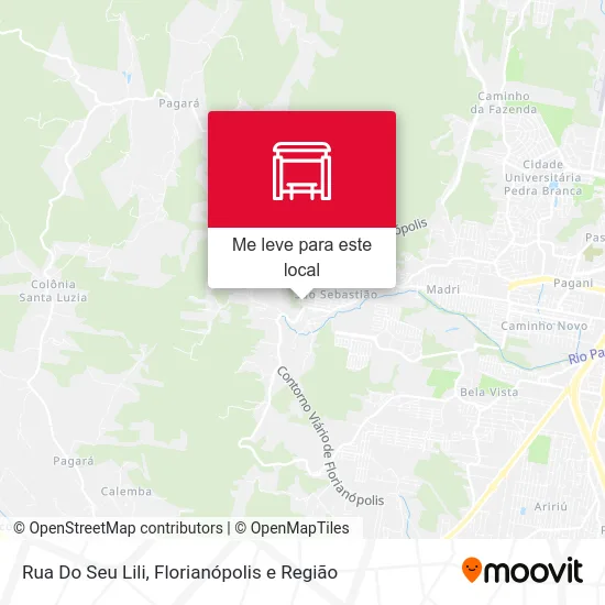 Rua Do Seu Lili mapa