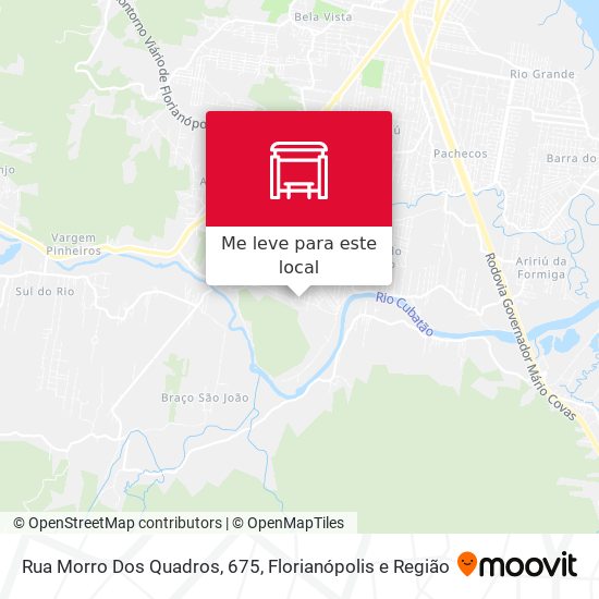 Rua Morro Dos Quadros, 675 mapa