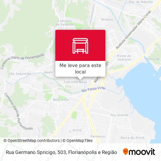 Rua Germano Spricigo, 503 mapa