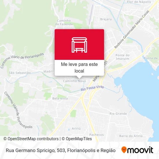 Rua Germano Spricigo, 503 mapa