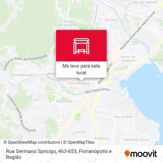 Rua Germano Spricigo, 463-653 mapa