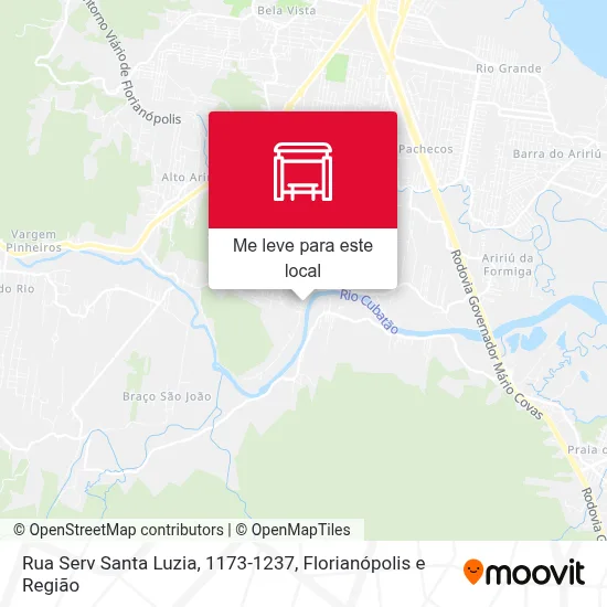 Rua Serv Santa Luzia, 1173-1237 mapa